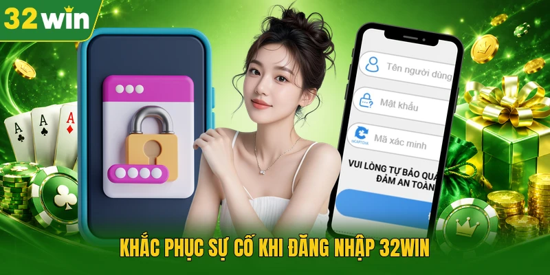 Khắc phục sự cố khi đăng nhập 32WIN