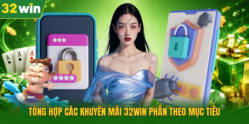 Tổng hợp các khuyến mãi 32WIN phân theo mục tiêu